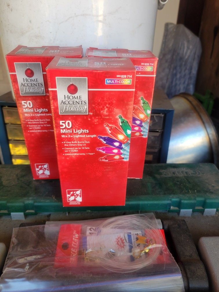 New 50 Multi Colored Mini Christmas Lights
