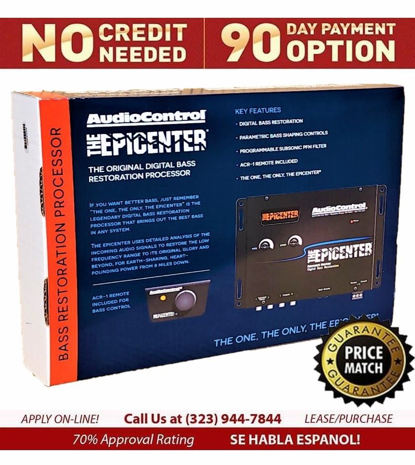 AudioControl The Original Epicenter Bass Restoration System With Knob Control 🚨 No Credit Needed 🚨 Payment Options Available 🚨