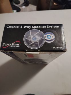 SuperSonic SC-6504 Coaxial 4-Way Speaker System