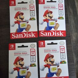 Super Mario Bros Nintendo Switch Sdxc 256GB 