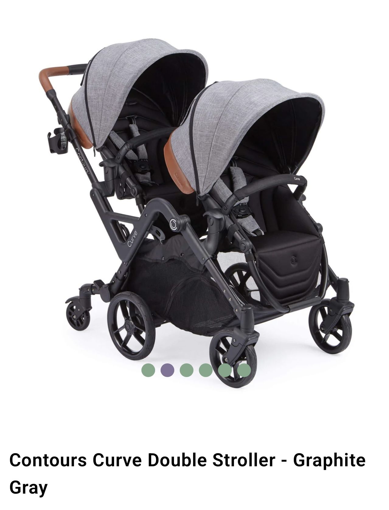 Contours Double Stroller With Attachments 