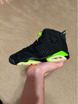 Size 4Y / 5.5W - Jordan 6 Retro GS Electric Green Black 2021
