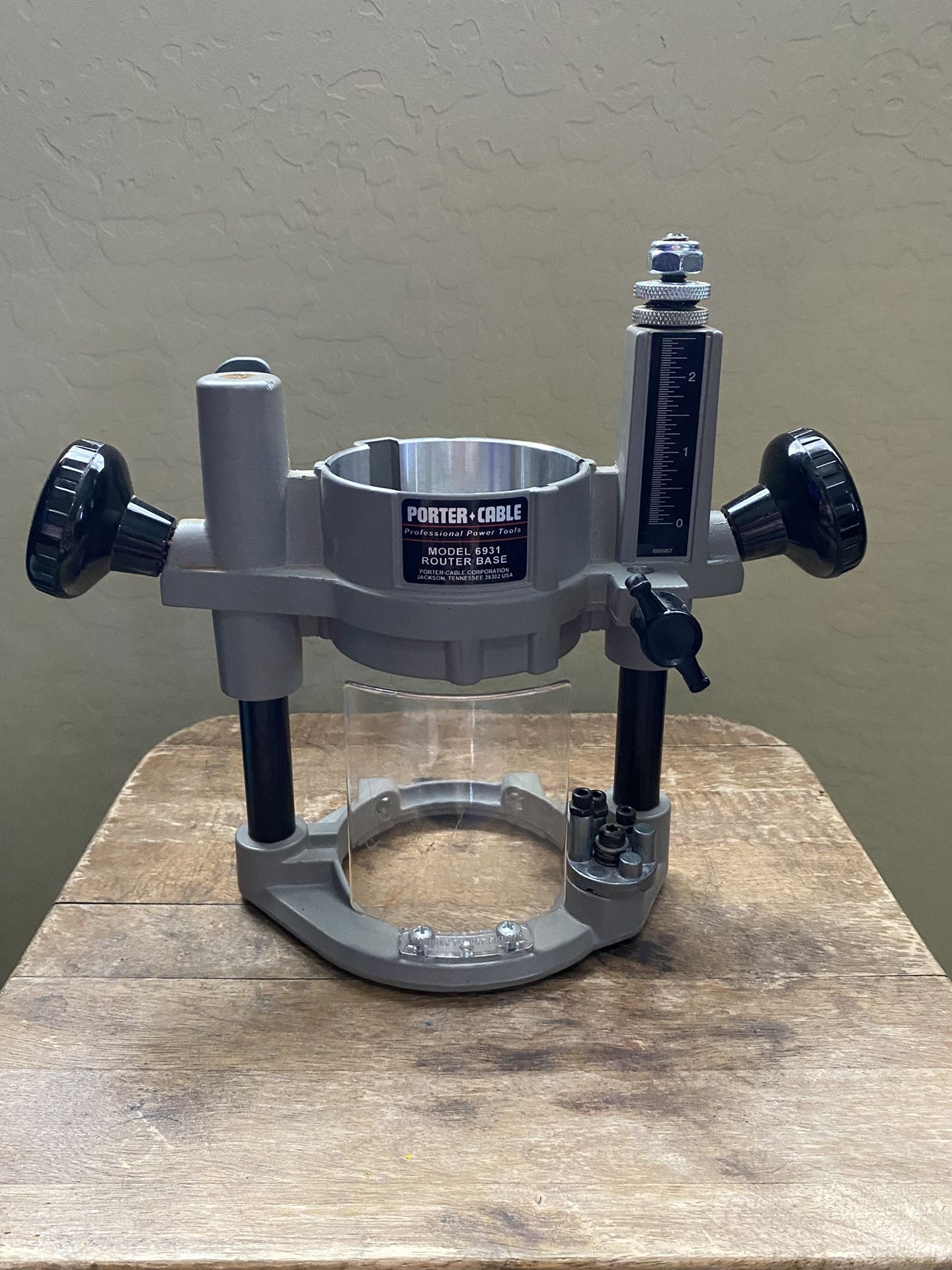 Porter Cable Router Guide Attachment MODEL 6931 ROUTER BASE