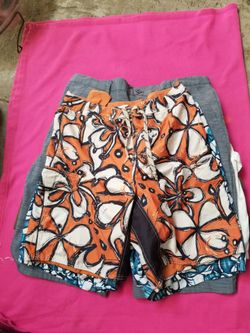Men shorts cargo, Hawaiian size 34 &36 $5 each