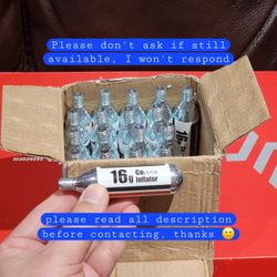 16g CO2 Threaded Canister Cartridge Set of 18x