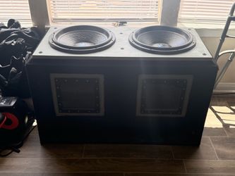 Dual Subwoofer Ported Speaker Box