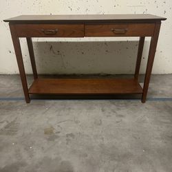 Brown Stained Hallway/Entry Table