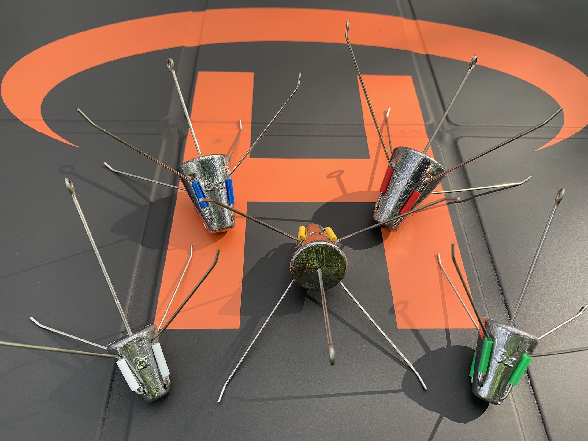 Sputnik “Bucket” Fishing Sinkers