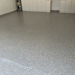 Garage Epoxy Floor Flakes