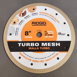 RIDGID
8 in. Continuous Mesh Rim Diamond Blade
