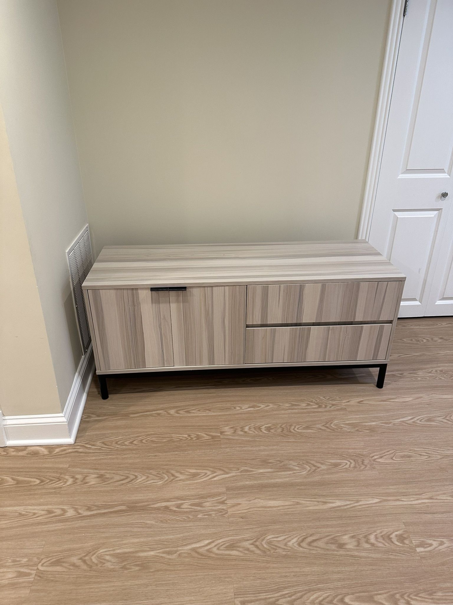 Sleek 55’’ TV stand- Practically Brand New