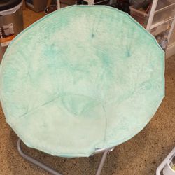 Furry Saucer Chair foldable 