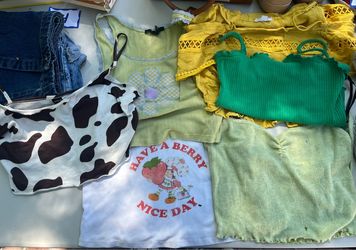 Forever 21 cropped tank tops lot