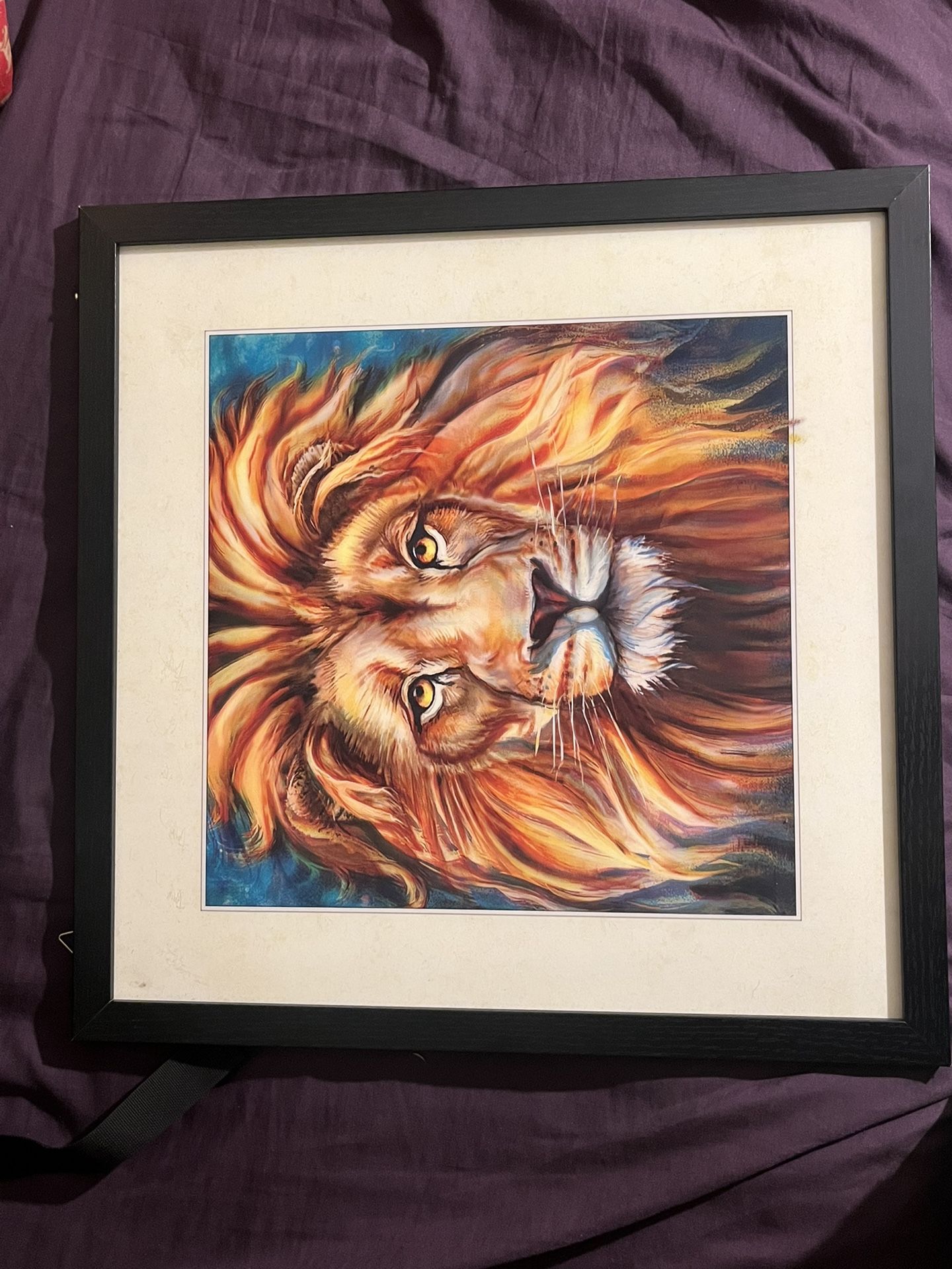 Cool 3D Lion Frame