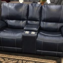 Three piece motion living room set