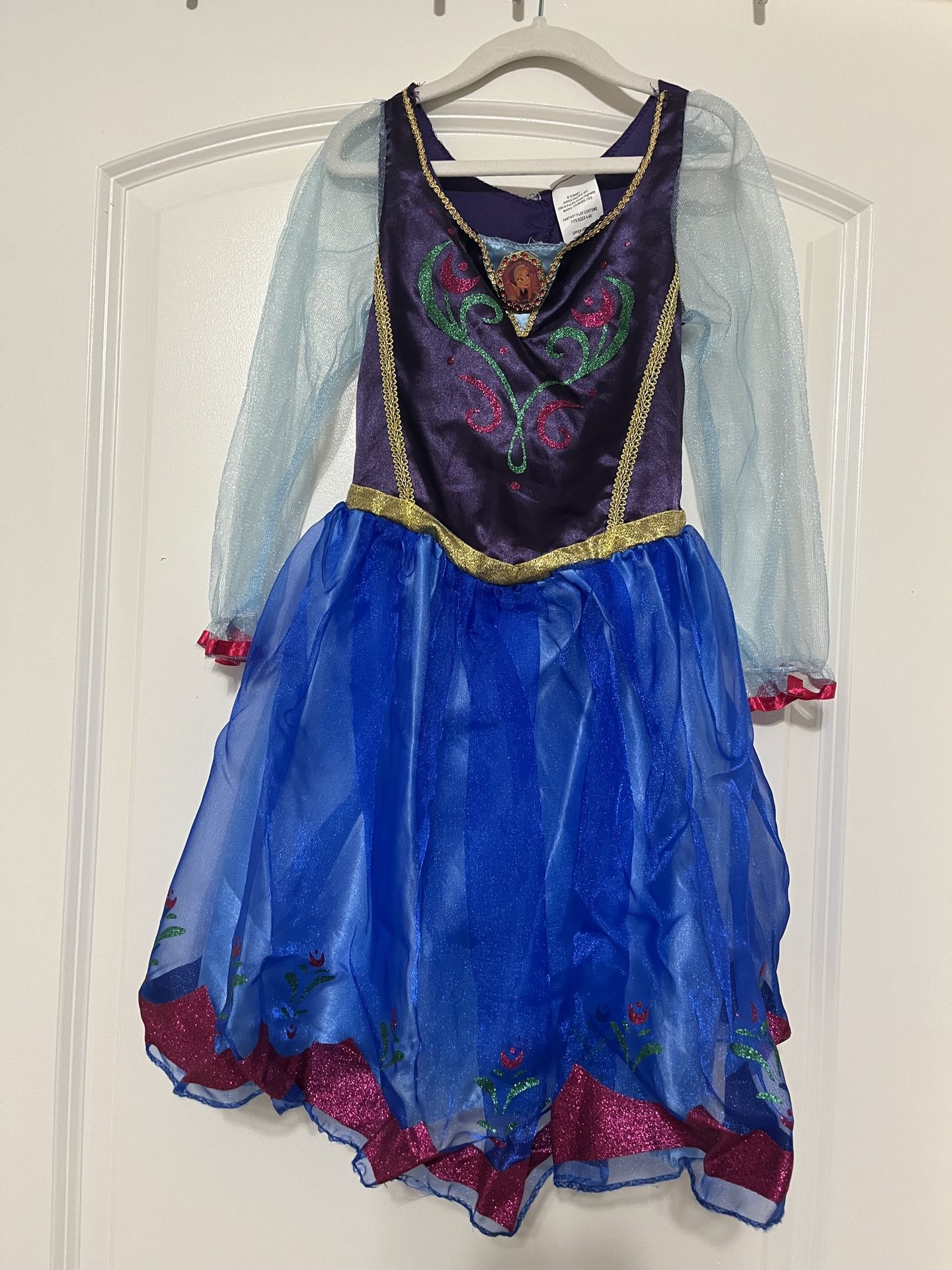 Anna From "Frozen"Dress Child Size 4-6x