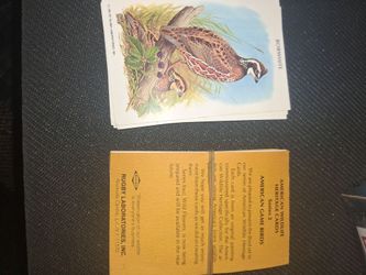 1981 Vintage American Wildlife Heritage Cards Series 3 Full Set