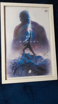Framed boss logic signed picture