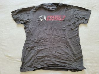 Official Marvel Stark Industries Iron Man MCU Dark Grey T-Shirt