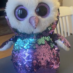 Toy Ty Beanie Boo -  Sequin Owl