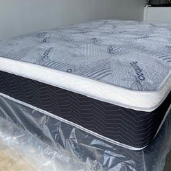 Cal King Euro Bamboo Orthopedic Pillow Top Mattress!!