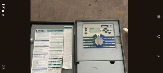 Irrigation timers. 16 station Hunter clock ,4 Station Hunter clock And 1 Rainbird digital clock.
