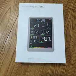 Professional Indoor Air Quality Monitor With AQI, Portable Real-Time Detector