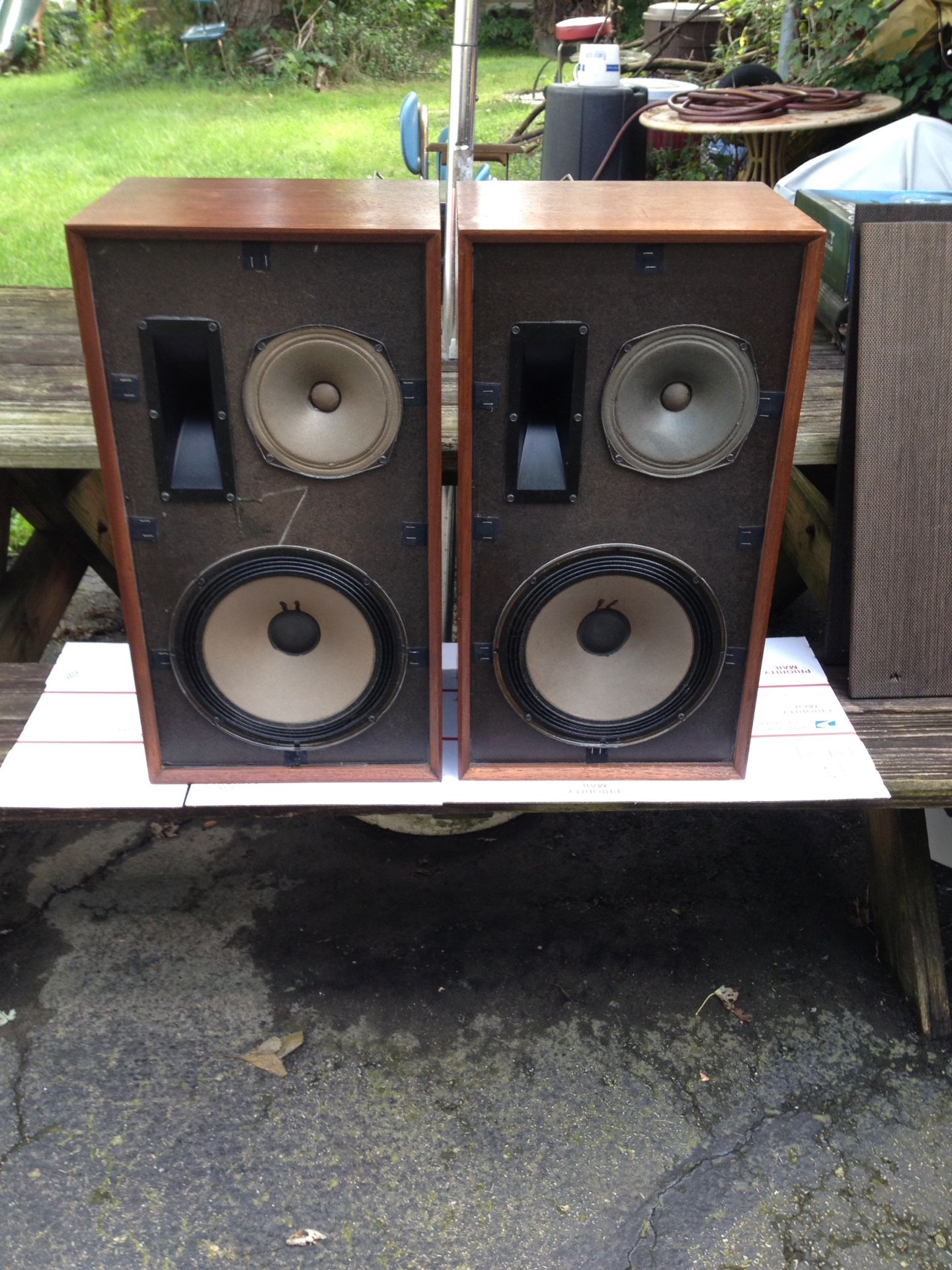 Lot De 5 Cosses Pivotantes Laiton Montgomery Ward Vintage, Taille 4, 3 Voies