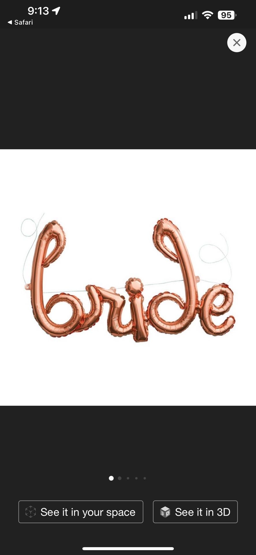 Bride Ballon