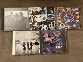 U2 lot of 5 CDs