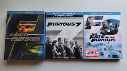 Fast & Furious Blu-ray Collection – 8 Movies