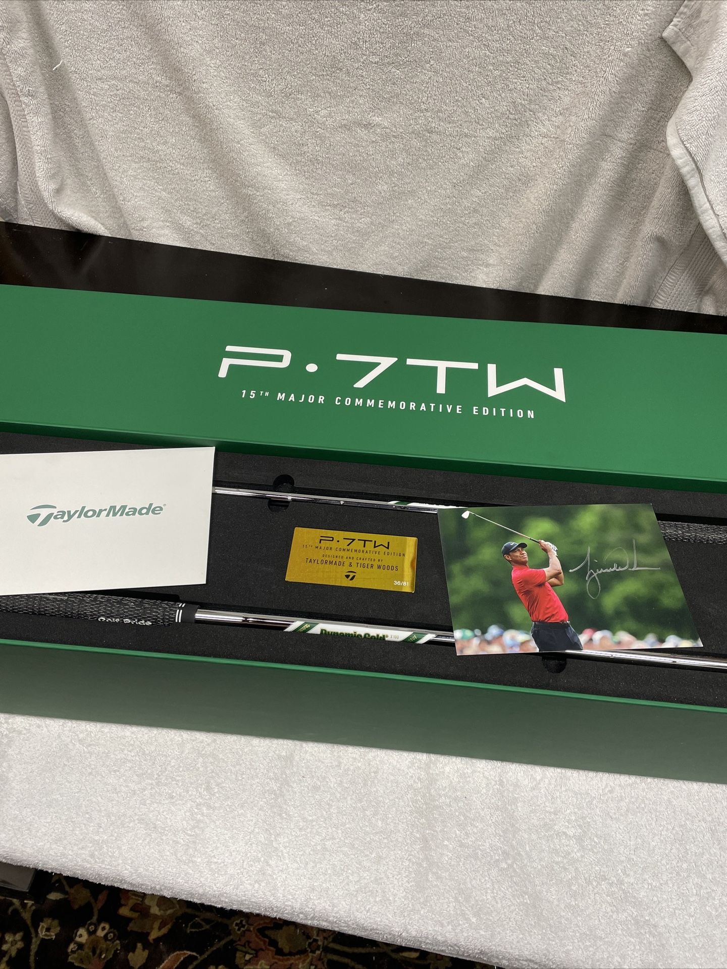 TaylorMade Tiger Woods P7TW Masters Commemorative Iron Set 3-PW #36/81 Brand New
