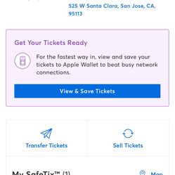 MONDAY NIGHT RAW SAN JOSE 1 TICKET