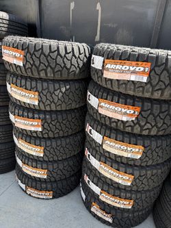 265/70r17 Arroyo RT tires nuevas con 50,000 millas de garantía las 4