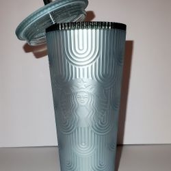 New Starbucks 2024 Anniversary Shell Soft Touch Mint Green Venti Tumbler