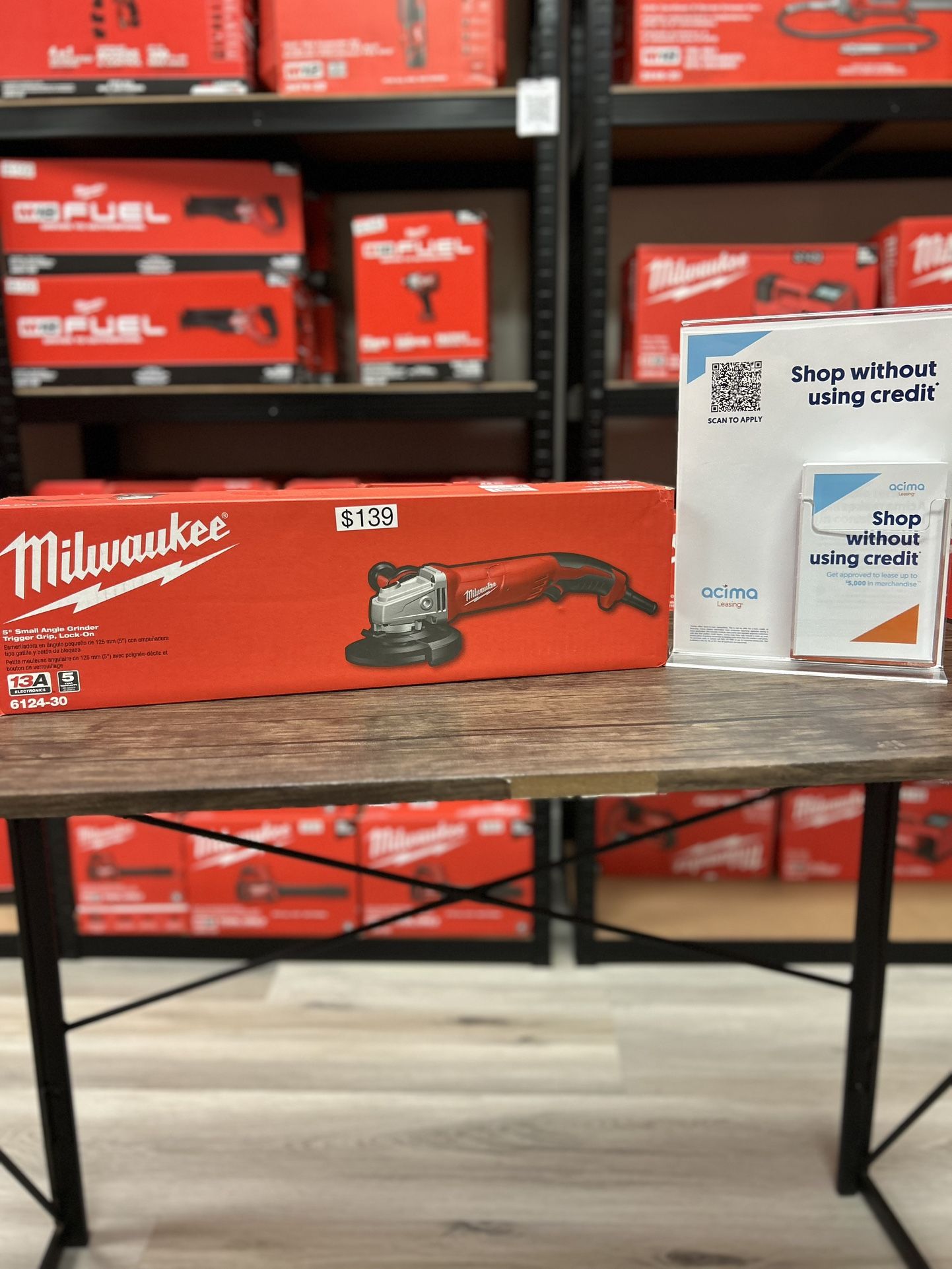 Milwaukee 5” Cord Angled Grinder
