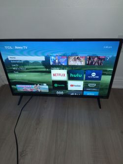 32" TLC Roku smart tv