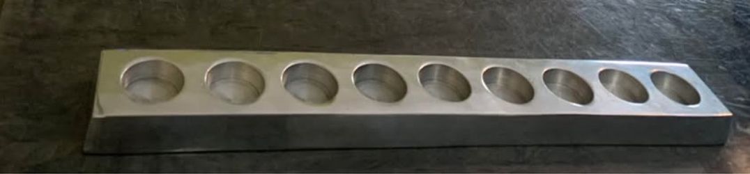 Decorative Silver 9-Tealight Candle Holder