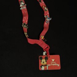 Disney Pin Trading Lanyard with 11 Collectible Pins – Complete Set