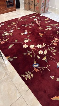 Wool Area Rug: 8x12
