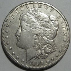 1892 CC Morgan Dollar XF - US Coin