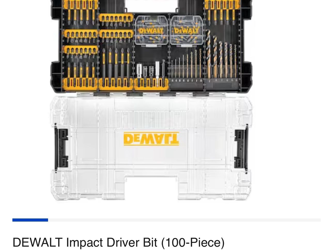 DEWALT Impact Driver Bit (100-Piece)
