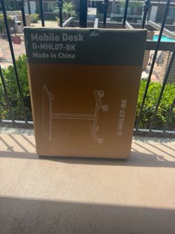 📦✨ BRAND NEW! Sealed Mobile Laptop Desk / Rolling Workstation ✨📦