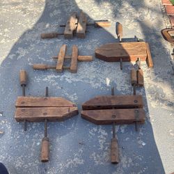 Antique Wooden Vices 20$ Each 