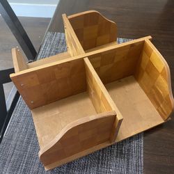 12x12 Wood Swivel Table Center Piece 