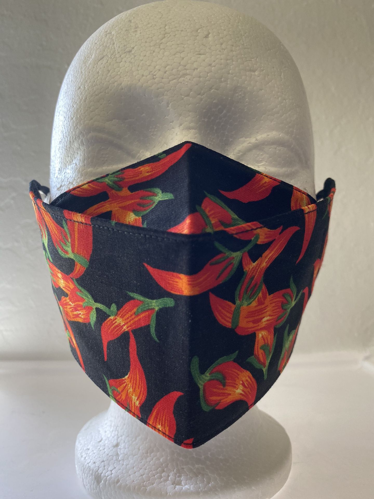 3D Face Mask Adults (Peppers)-C93