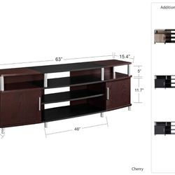TV-Stand (only), Used- Looks Like New. Pickup Only. Can Fit Up to 75” Tv