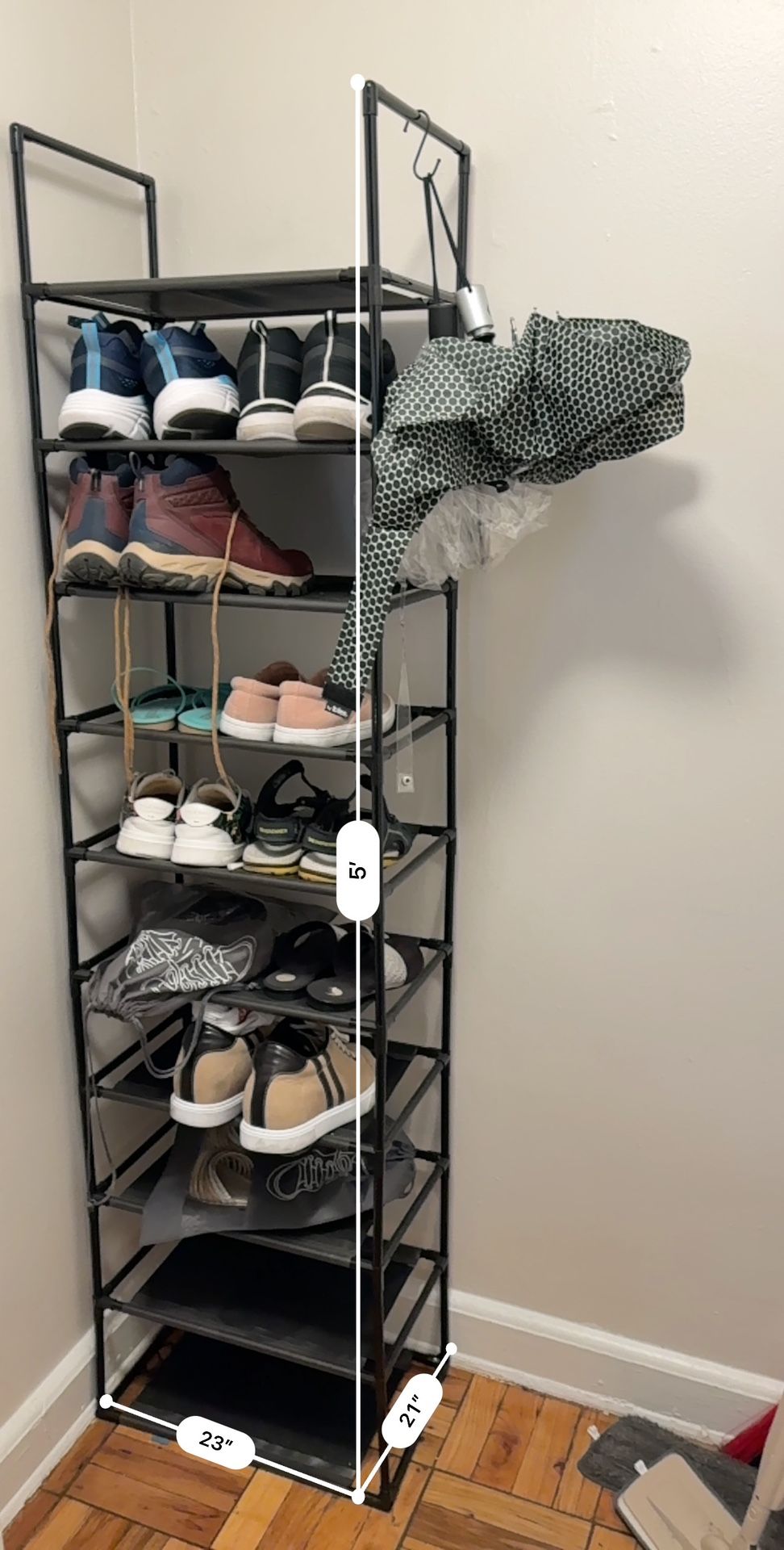 10 Tier Shoe Rack