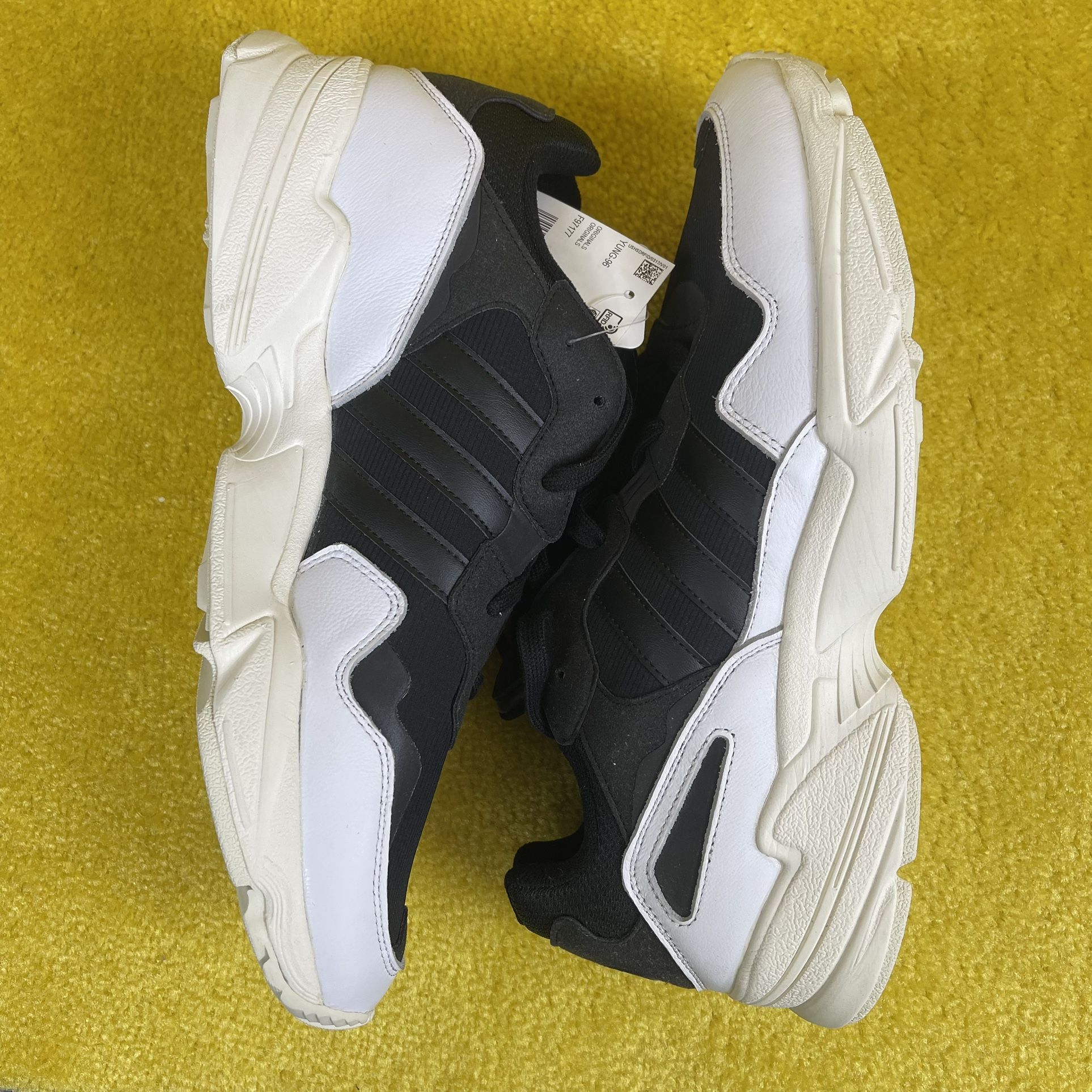 adidas Yung 96 Cloud White Core Black F97177 Size: US M 12