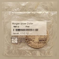 1897-O Morgan Dollar Silver Coin 